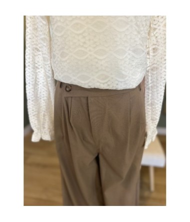 Pantalon coton & lin 