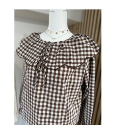 Blouse Vicky - Marron 